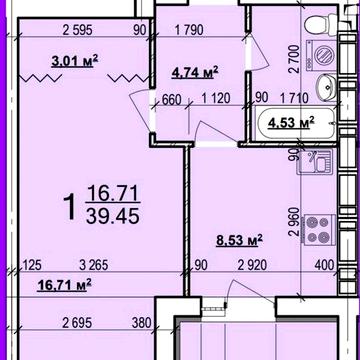 Новострой ЖК Мира-3 продам 1 ком квартиру ДОМ ПОДКЛЮЧЁН ул.МирА 41.L ЖК мира 3