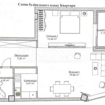 Продаж квартири без ремонту/ЖК Rybalsky/6 поверх/67 м2/Поділ/ ЖК Rybalsky