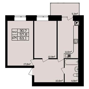 Продаж 2к Квартира ЖК DOBROBUD 2.0