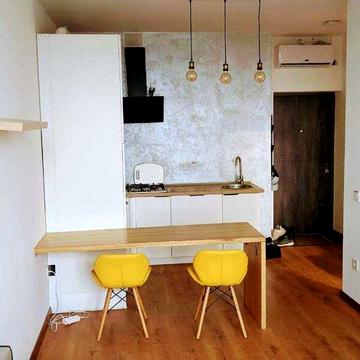 Орента 1.5 кімнатної квартири у новобудові з видом на річку