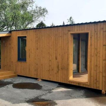 Каркасний будинок 75 м2 з верандою та терасою. Під ключ