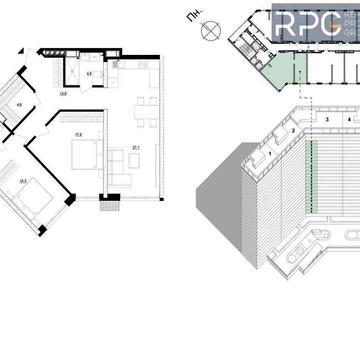 Без %Продається 2-кімнатна квартира з видом в ЖК "Русанівська Гавань" ЖК Русанівська Гавань