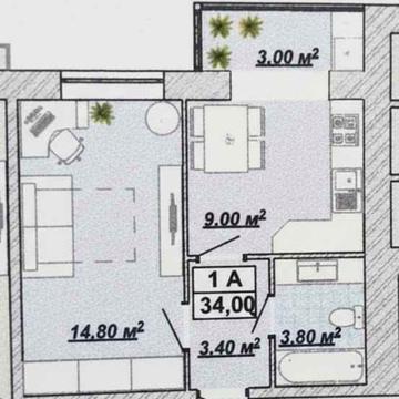 Продається однокімнатна квартира в ЖК «Княгинин» — переуступка! ЖК Княгинин