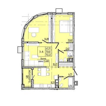 Продаж 3к Квартира Івана Франка вулиця ЖК Modern