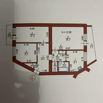 Від власника! 3-кімн 3/5 цегла — Луцьк, пр-т  Молоді 13 меблі-техніка