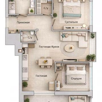 Золоті Ворота , Ярославів Град , Квартира з терасою ЖК Ярославів Град