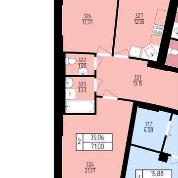 Продаж двокімнатної квартири в новобудові ЖК Північна Фортеця