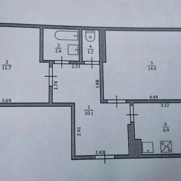 Продається 2-кімнатна квартира, у 3-му мікрорайоні від власника