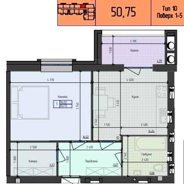 Продаж 1-кімн. квартири ЖК 9район ЖК 9 РАЙОН