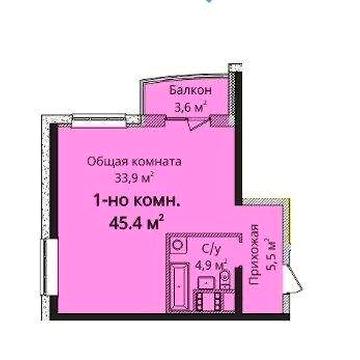 Под програму, 1 комн.квартиру в жк 4 сезона. ЖК 4 сезона