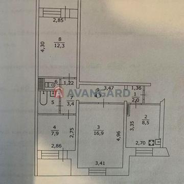 Продаж 3-х кімнатної квартирі / Лівий берег 10 МКР