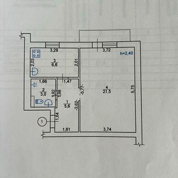 Однокімнатна квартира з ремонтом 2023 року