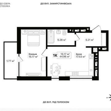 Продаж квартири в ЖК Auroom Lounge, вул. Підголоском 22