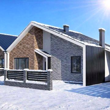 Дуплекс з газом за 58 000$. Площа 100м². Можлива розстрочка до 2 років