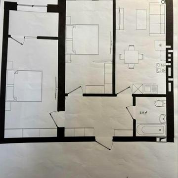 Двухкімнатна квартира ЖК Комфорт