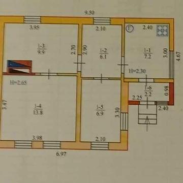 В продаже дом Х.Гора ул. Баварская, р-н бора, 46м2, 4,5 сотки