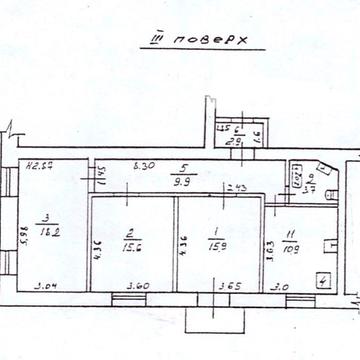 Європейська центр 3 кімнатна Сталінка