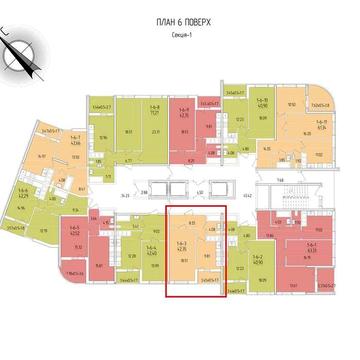 Продам 1 Ком. ул. Краснова 61 Жемчужина вид на Ипподром ЖК 61 жемчужина