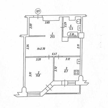 Продам 2к 50кв.м.Жк Дуэт ЖС2 метро Алексеевская ЖК Дуэт