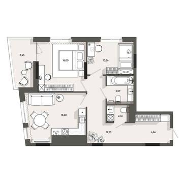 Продаж 2-кім  квартири  75,37 м² БЕЗ комісії Новий Львів