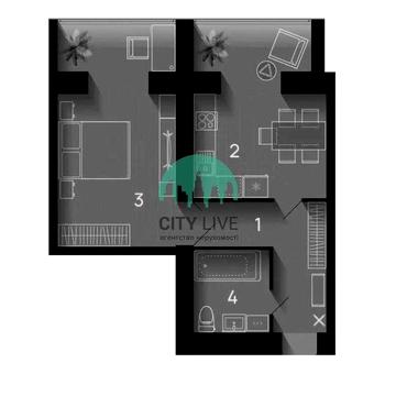 Продається 1-кімнатна квартира (сирець) в ЖК Comfort Lite (60) ЖК Comfort Lite