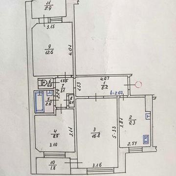 3-кімнатна квартира, м. Луцьк, вул. Гордіюк