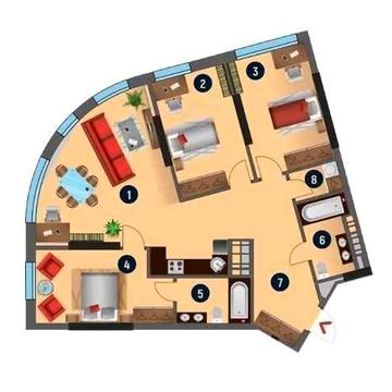 Продаю 3 кімн. квартиру 99,6 кв.м в ЖК Salut (метро Либідська) ЖК Salut!