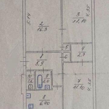 Продам 3- комн. квартиру на Киргизской 2/5.