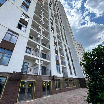 1 комнатная квартира 43 м2 Вид во двор ЖК 65 Жемчужина ул Краснова