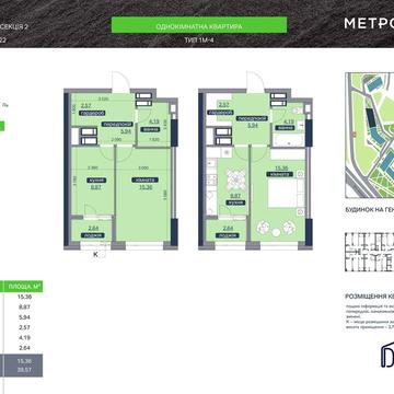 Готова однокімнатна квартира в ЖК Метрополіс будинок 2 ЖК Метрополіс