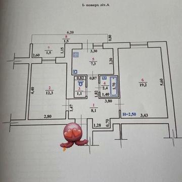 2х кімнатна цегла нового планування.