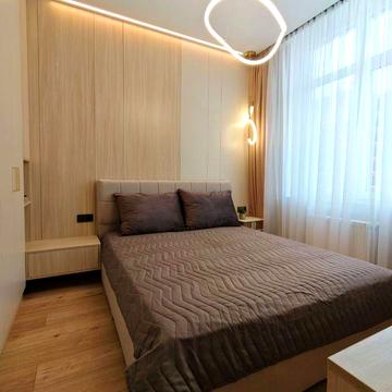 От хозяина,кухня-студия и спальня,гардеробная,Краснова,61Жемчужина ЖК Kadorr city,61 Жемчужина