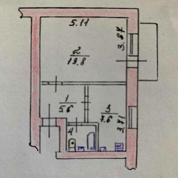 Продаю однокімнатну квартиру (р-он Вокзал)