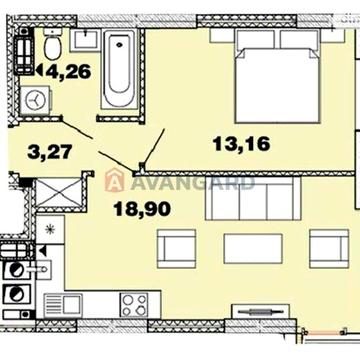 Продаж 1к Квартира Велика Кільцква ЖК Crystal Avenue