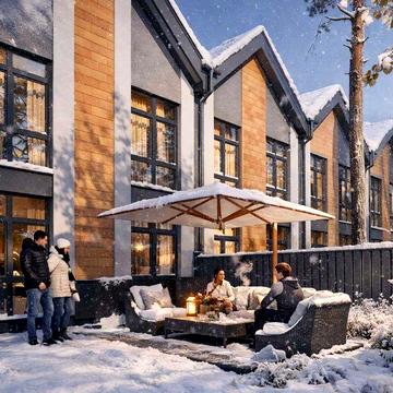 Таунхаус в Бучі з окремим переднім подвірям, Розтермінування