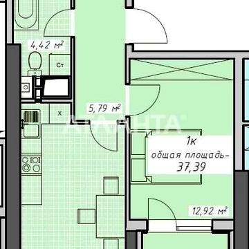 1к ЖК Атмосфера/Аркадия‼️ 38м/14эт/53тыс‼️ Лоджия во двор‼️ ТОП цена‼️ ЖК Атмосфера