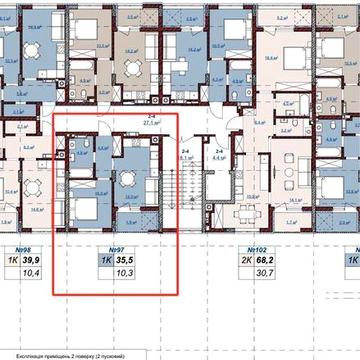 Однокімнатна квартира за 500 м.від вул.Легоцького ЖК Terra M