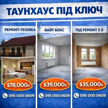 Таунхаус, Лелеківка від 35000$ ЖК Лелеківка