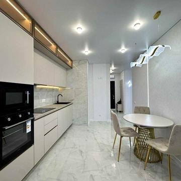 Продам евродвушку в 53 Жемчужине. Кухня, спальня и гостинная. Видовая. ЖК 53 Жемчужина