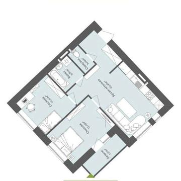 Продаж 2-кімнатної квартири в ЖК West Towers