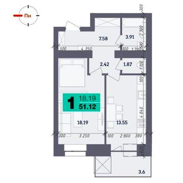 1-кімнатна ЖК Стандарт