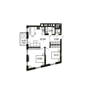 Продаж 2к Квартира Очеретяна вулиця ЖК Etalon Verde