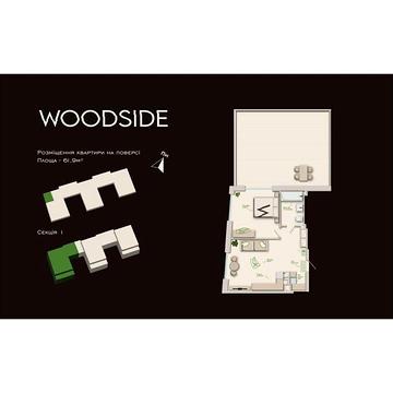Продаж 1к Квартира Пирогівка вулиця ЖК Woodside