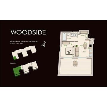 Продаж 1к Квартира Пирогівка вулиця ЖК Woodside