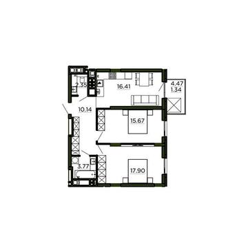 Продаж 2к Квартира Очеретяна вулиця ЖК Etalon Verde