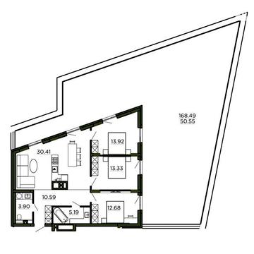 Продаж 3к Квартира Очеретяна вулиця ЖК Etalon Verde