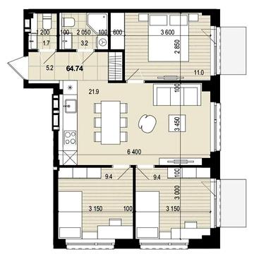 Продаж 3к Квартира Миру проспект ЖК Олимпийский White