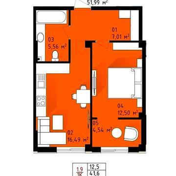 Продаж 1к Квартира Семена Палія (Дніпропетровська дорога) вулиця ЖК Теплый дом Plus