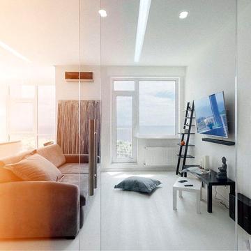 Резервне живлення. Дизайн-апарти. Балкон з видом на морські світанки