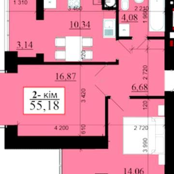 продам 2 кім квартиру в ЖК Липки